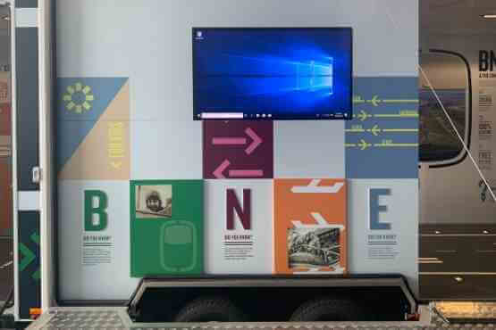 interpretive panels and touchscreen BAC mobile display v2