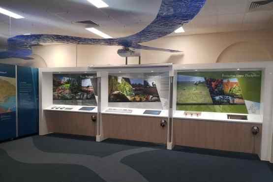 flow visitor centre interactive display