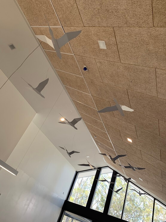ceiling bird feature